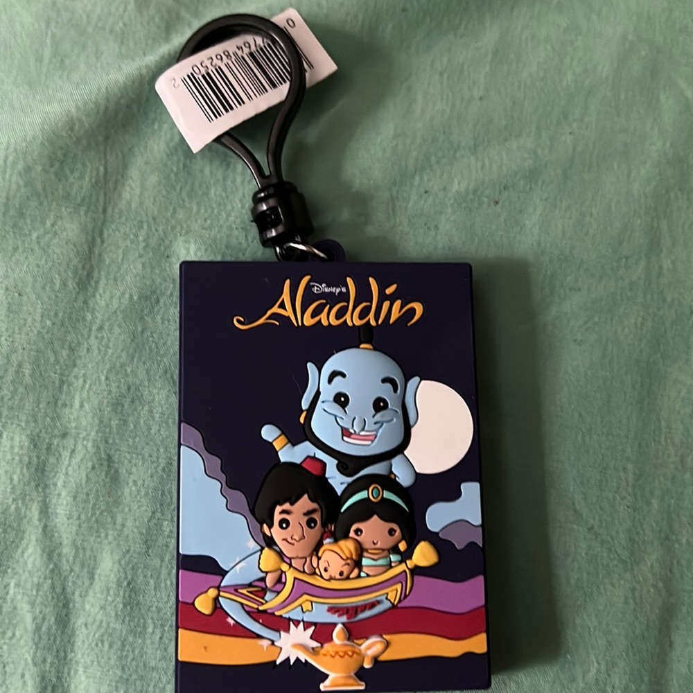 Aladdin vhs keychain